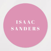 Eenvoudige Kind Terug naar Schoolwaterdichte naam Labels (Design 1)