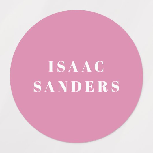 Eenvoudige Kind Terug naar Schoolwaterdichte naam Labels (Design 1)