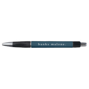 Eenvoudige Kinder naam Navy Blue Pen