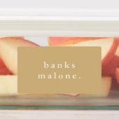 Eenvoudige Kinder naam regenboogwaterdicht Labels (Aangebracht)