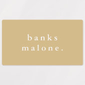 Eenvoudige Kinder naam regenboogwaterdicht Labels (Design 1)