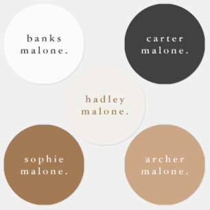 Eenvoudige Kinder naam Waterdicht Kleding Labels