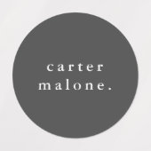 Eenvoudige Kinder naam Waterdicht Kleding Labels (Design 2)