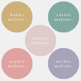 Eenvoudige Kinder naam Waterdicht Kleding Labels