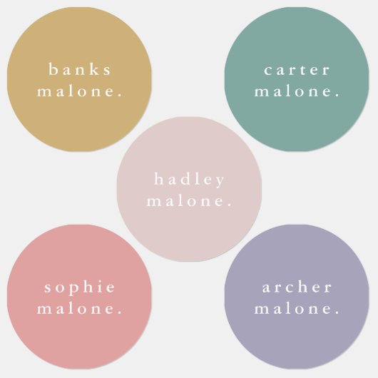 Eenvoudige Kinder naam Waterdicht Kleding Labels (Groep)