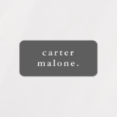 Eenvoudige Kinder naam Waterdicht Kleding Labels (Design 2)