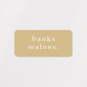 Eenvoudige Kinder naam Waterdicht Kleding Labels (Design 1)