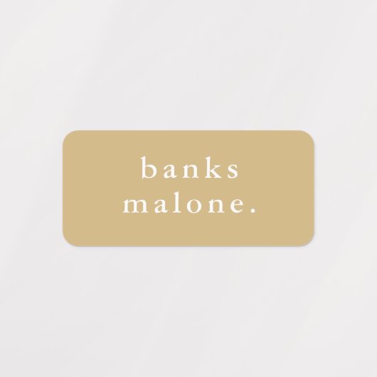 Eenvoudige Kinder naam Waterdicht Kleding Labels (Design 1)