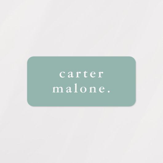 Eenvoudige Kinder naam Waterdicht Kleding Labels (Design 2)