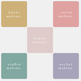 Eenvoudige Kinder naam Waterdicht Kleding Labels