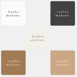 Eenvoudige Kinder naam Waterdicht Kleding Labels