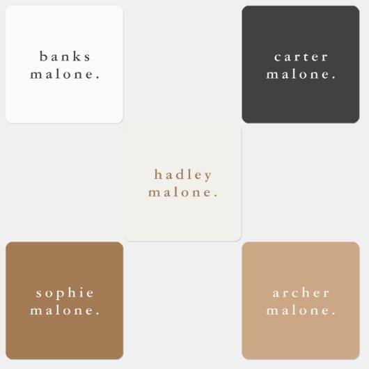 Eenvoudige Kinder naam Waterdicht Kleding Labels (Groep)