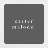 Eenvoudige Kinder naam Waterdicht Kleding Labels (Design 2)