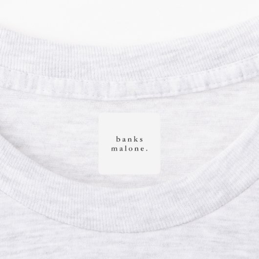 Eenvoudige Kinder naam Waterdicht Kleding Labels (Aangebracht)