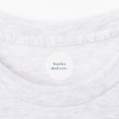 Eenvoudige Kinder naam Waterdicht Kleding Labels (Aangebracht)