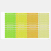 Eenvoudige Kinder namen Custom Waterproof Labels (Vel)