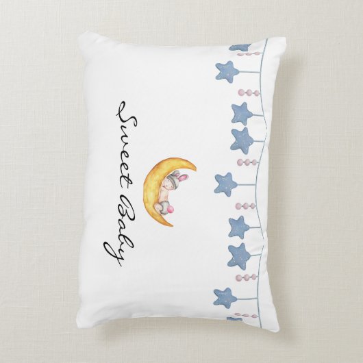 Eenvoudige Kinder Slaapkamer Decoratief Accent Kussen (Achterkant (Verticaal))