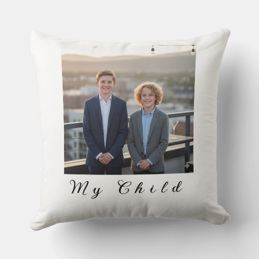  Eenvoudige Kinder Slaapkamer Decoratief Kussen (Achterkant)