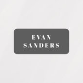 Eenvoudige Kinder wasnaam Labels (Design 2)