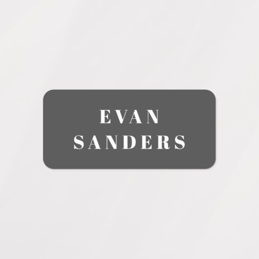 Eenvoudige Kinder wasnaam Labels (Design 2)