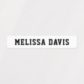 Eenvoudige Kinder waterdichte labels (Design 1)