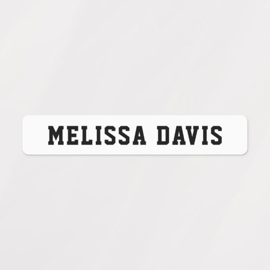 Eenvoudige Kinder waterdichte labels (Design 1)