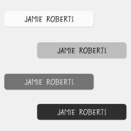 Eenvoudige Kinder waterdichte naam Labels