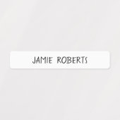 Eenvoudige Kinder waterdichte naam Labels (Design 1)