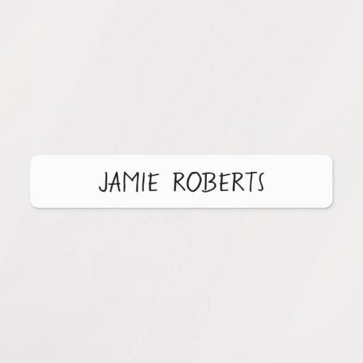 Eenvoudige Kinder waterdichte naam Labels (Design 1)