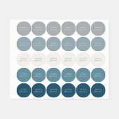 Eenvoudige Kinderen Naam Waterdichte Kleding Labels (Vel)