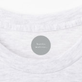 Eenvoudige Kinderen Naam Waterdichte Kleding Labels (Aangebracht)