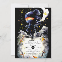 Eenvoudige kinderen Ninja Verjaardag