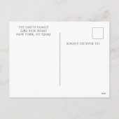 Eenvoudige kinderen Verjaardag Dank u Post Kaart (Achterkant)