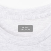 Eenvoudige kinderkleding naam labels (Aangebracht)