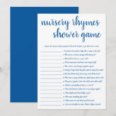 Eenvoudige kinderliedjes | Franse Blue Game Kaart (Voorkant / Achterkant)