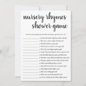 Eenvoudige kinderliedjes | Zwart-wit Game Kaart (Voorkant)