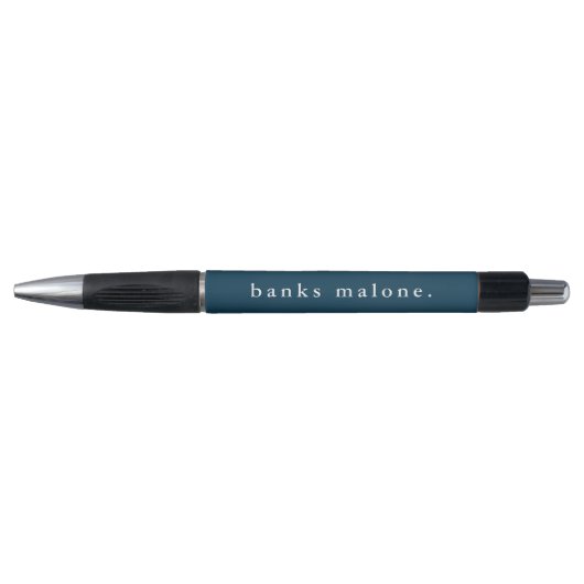 Eenvoudige kindernaam Navyblauw Pen (Voorkant)