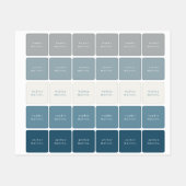 Eenvoudige kindernaam waterdichte kleding labels (Vel)