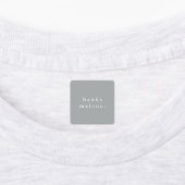 Eenvoudige kindernaam waterdichte kleding labels (Aangebracht)