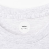 Eenvoudige kindernaam waterdichte kleding labels (Aangebracht)