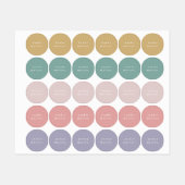 Eenvoudige kindernaam waterdichte kleding labels (Vel)