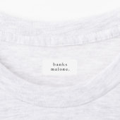 Eenvoudige kindernaam waterdichte kleding labels (Aangebracht)