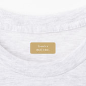Eenvoudige kindernaam waterdichte kleding labels (Aangebracht)