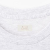 Eenvoudige kindernaam waterdichte kleding labels (Aangebracht)