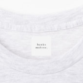 Eenvoudige kindernaam waterdichte kleding labels (Aangebracht)