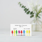 Eenvoudige kinderopvang Visitekaartjes (Staand voorkant)