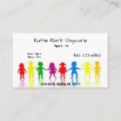 Eenvoudige kinderopvang Visitekaartjes (Voorkant)