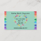 Eenvoudige kinderopvang Visitekaartjes (Voorkant)