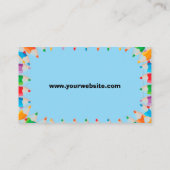 Eenvoudige kinderopvang Visitekaartjes (Achterkant)