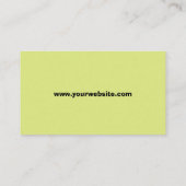 Eenvoudige kinderopvang Visitekaartjes (Achterkant)